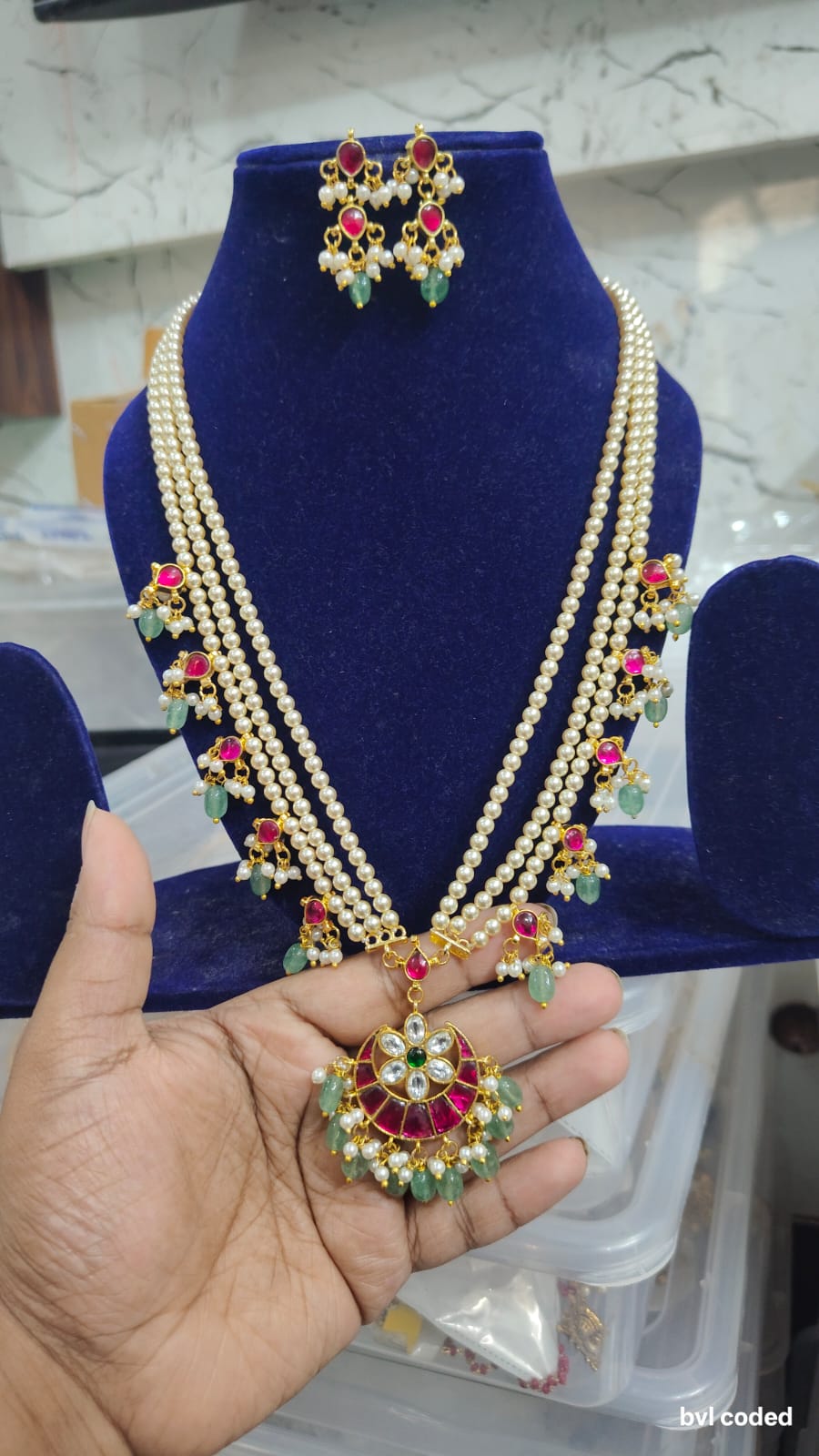 Guttapusalu Pearl Haram (Handmade)