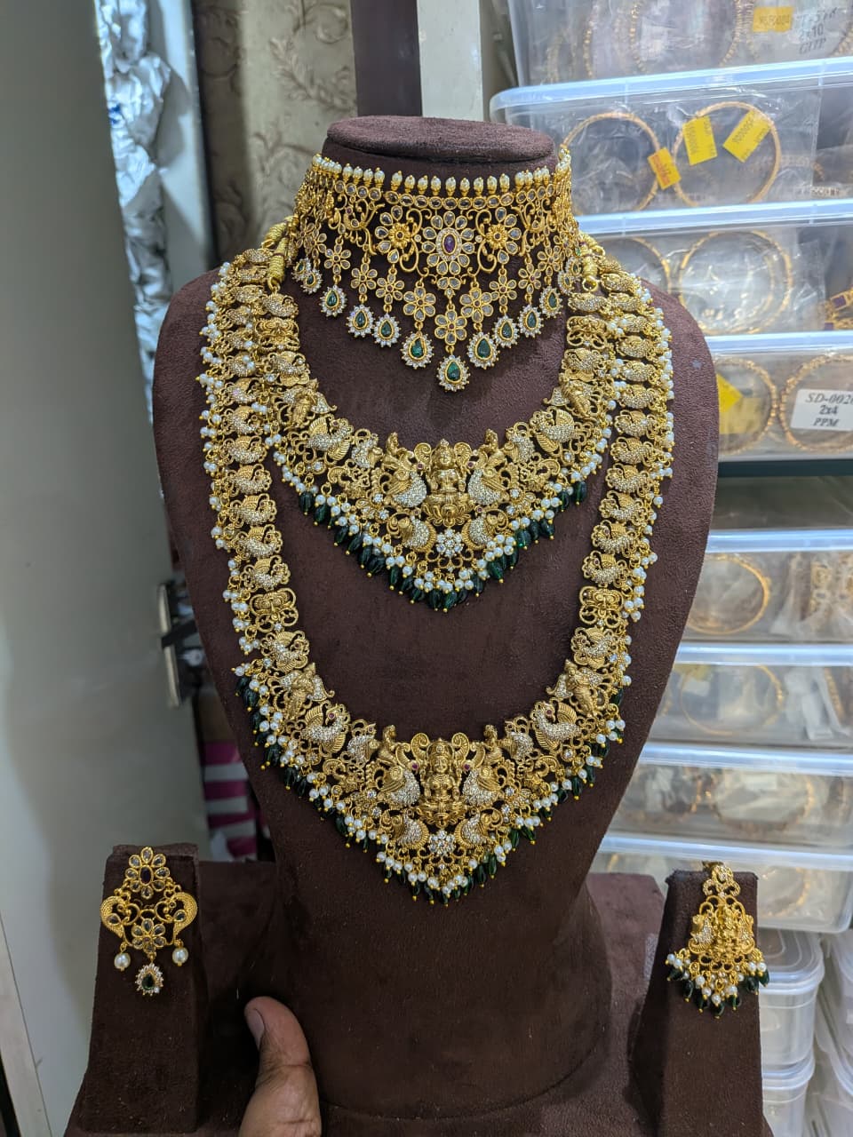 Nakshi Temple Bridal Combo Set