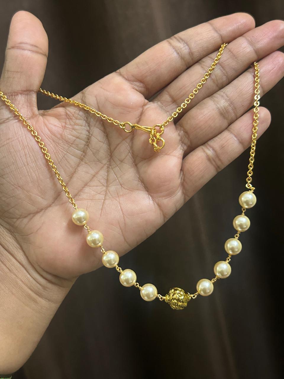 Moti Mala with Nakshi Mani (Handmade)